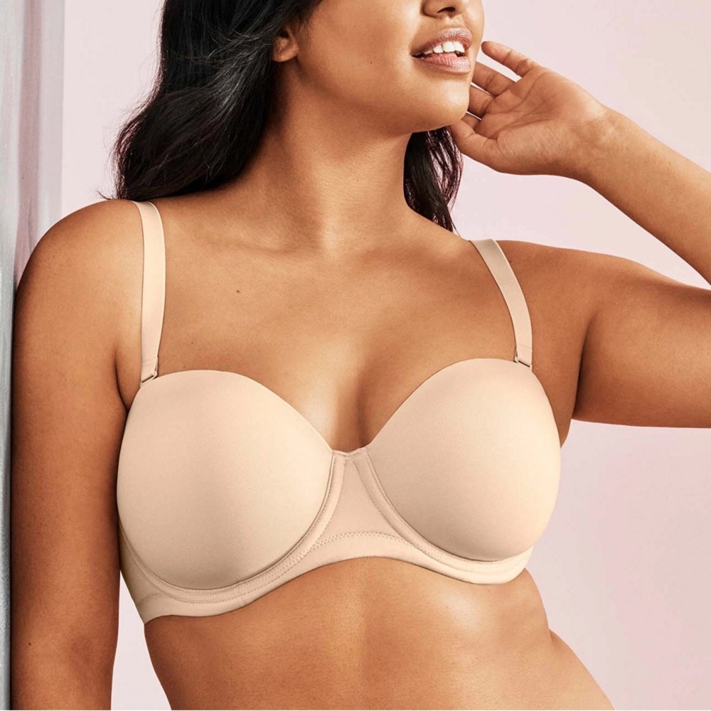 Strapless Nude Underwire Bra